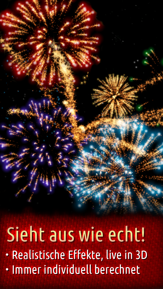 Android application Fireworks 4D Live Wallpaper screenshort