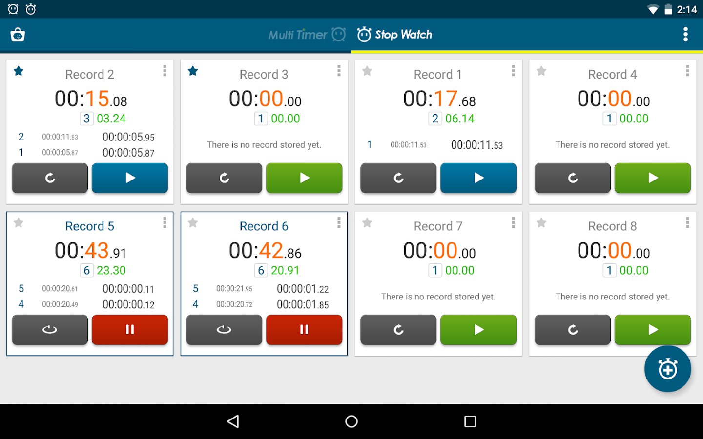 Multi Timer StopWatch - Android Apps on Google Play
