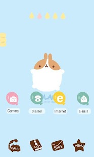 CUKI Theme wriggling molang