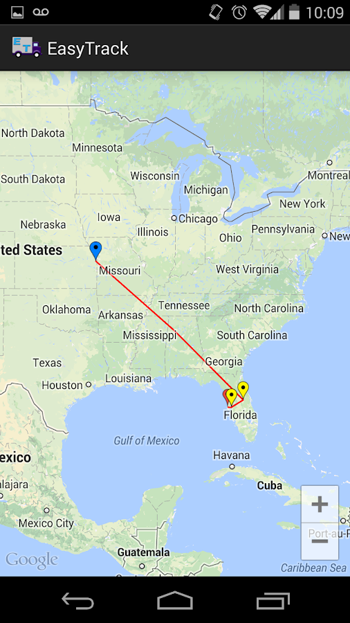    EasyTrack Package Tracking App- screenshot  