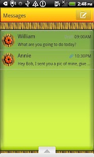 Download GO SMS THEME/TigerNTropics APK for PC