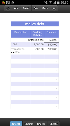 Simple Checkbook