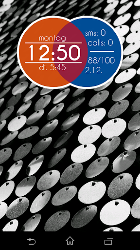 【免費個人化App】Sauerstoff - UCCW clock widget-APP點子