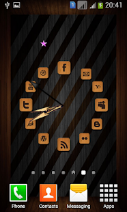 Download Wooden Analog Clock APK for Android