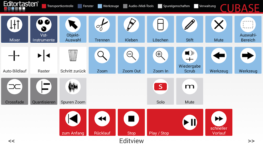 Cubase Remote Controller Screen 2