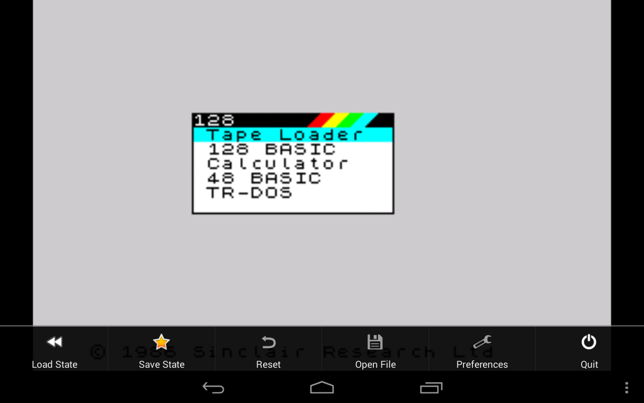 USP - ZX Spectrum Emulator - Android Apps on Google Play1280 x 800