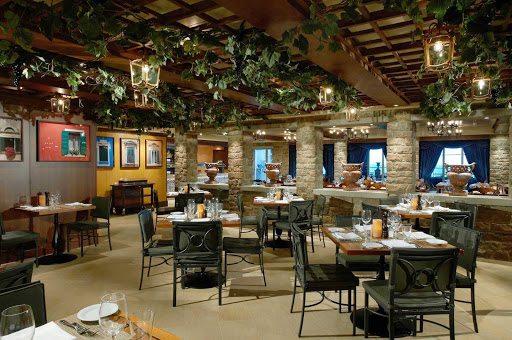 Norwegian-Breakaway-LaCucina - La Cucina, one of the fine restaurants on Norwegian Breakaway, borrows from the Tuscan countryside with a cozy ambience and rustic Italian cuisine.