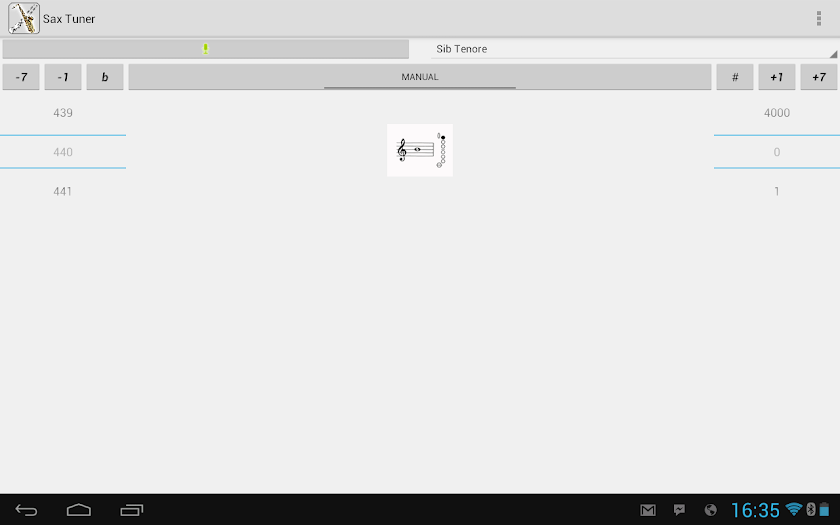 Sax Tuner Pro Screen 2
