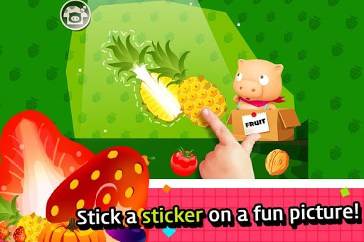 【免費教育App】Pingle Tok Tok Fruit Sticker-APP點子