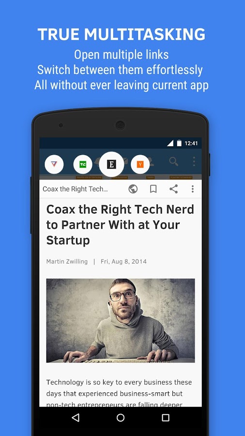   Flynx - Read the web smartly – zrzut ekranu 