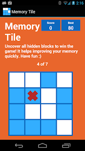 Memory Tile 'Brain Training'