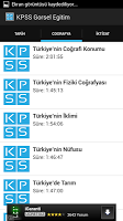 KPSS HD GÖRSEL EĞİTİM APK ภาพหน้าจอ #3