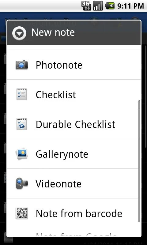    Note Everything Pro Add-On- screenshot  