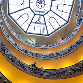 Vatican museum stairs by Nicolin Vladimir - Buildings & Architecture Other Interior