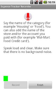 Expense Tracker Recorder - screenshot thumbnail