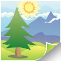 Vectorized Mountains LWP HD logo