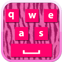 Zebra Pink Keyboard mobile app icon