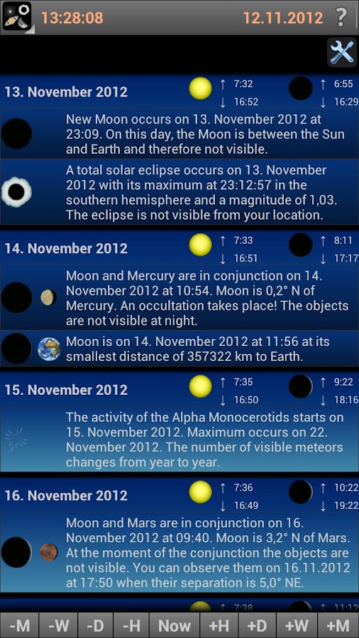 Mobile Observatory - Astronomy - screenshot