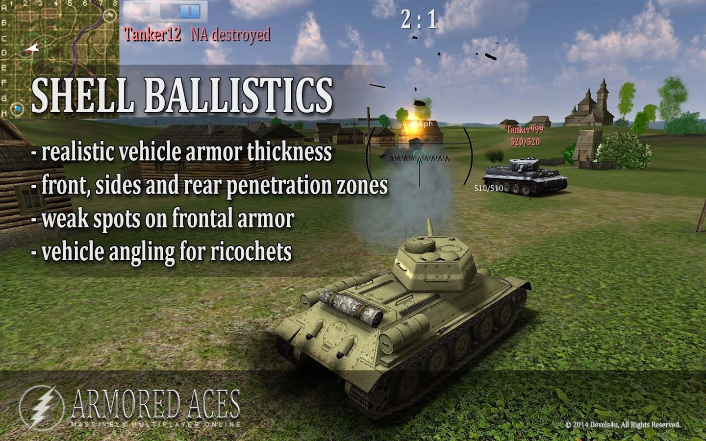 Armored Aces - 3D танки онлайн - screenshot