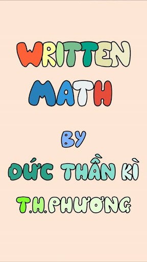 Written Math