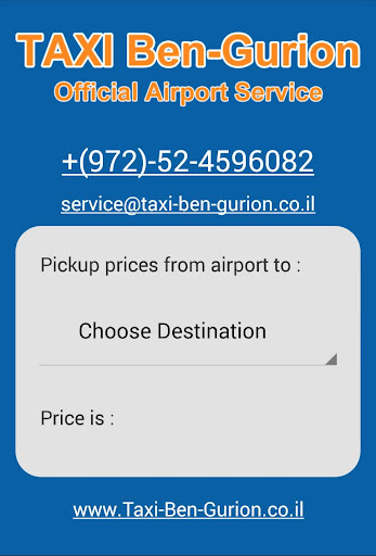 Ben-Gurion Taxi Service