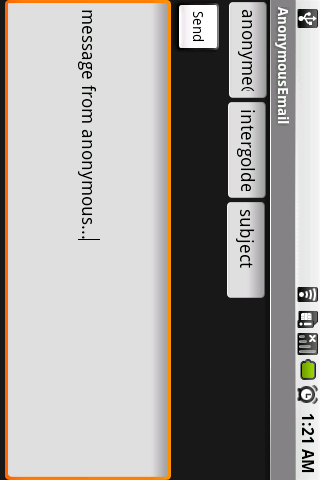 anonymous Email Screen 2