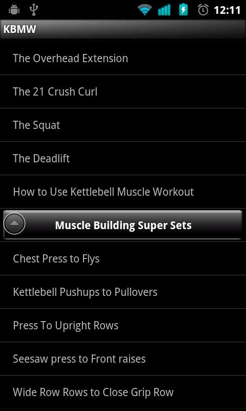 Kettlebell Muscle Workout Screen 2