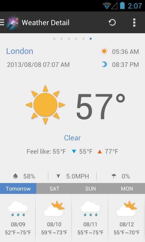Magic Widgets - screenshot