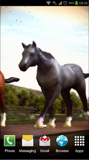 Horses 3D Live Wallpaper