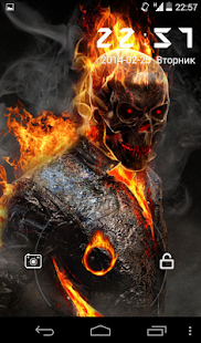 How to get Ghost Rider Sm_Dev Go Locker 2.0 apk for bluestacks