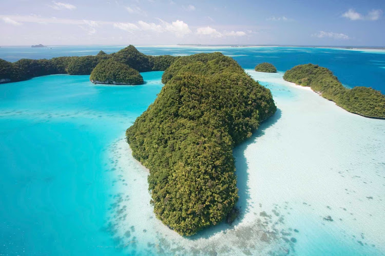 Visit the beautiful Rock Islands in the island country of Palau, Micronesia, when you sail with Silver Discoverer.