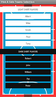 Lastest Five A Side Selection Team APK