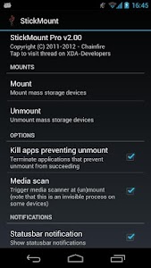 Screenshot [root] StickMount Pro v3.25