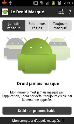 Le Droid Masqué -Appel anonyme