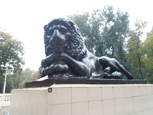 Lion near State Bank