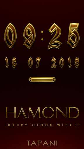 HAMOND Digital Clock Widget