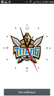 Gold Coast Titans Analog Clock Screenshots 6