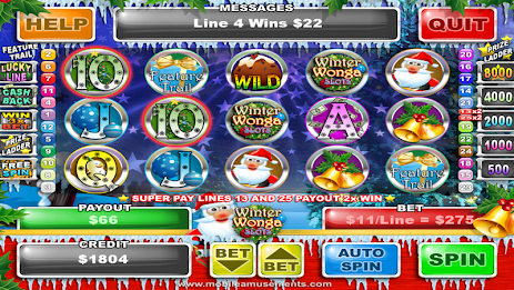 Winter Wonga Slots poster 12