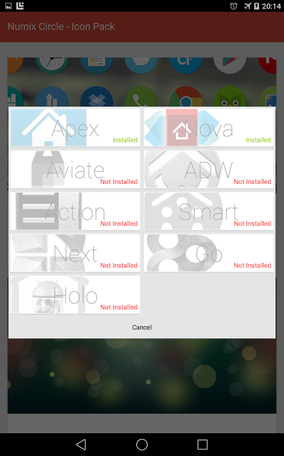 Numix Circle icon pack - screenshot