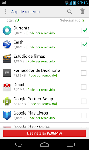 Removedor de App de Sistema