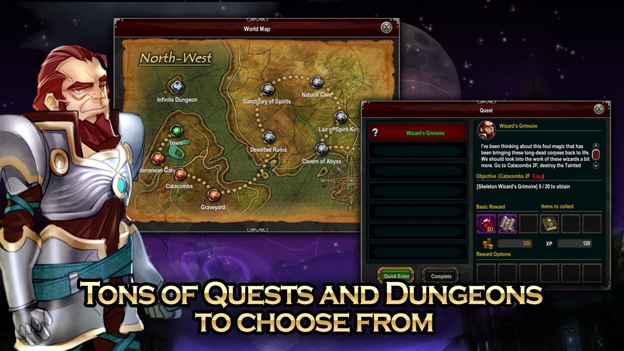 Moon Quest: Dungeons Dark - screenshot