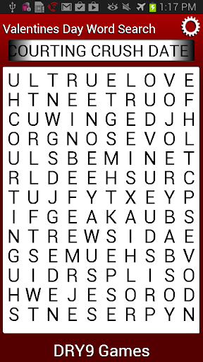 Valentines Day Word Search