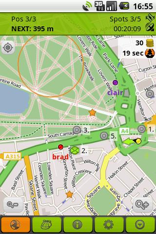 Tourality GPS Treasure Hunt Screen 2