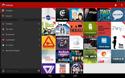 "Pocket Casts App for Android" icon
