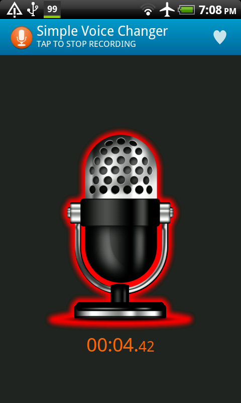 Modificador de Voz Simples - screenshot