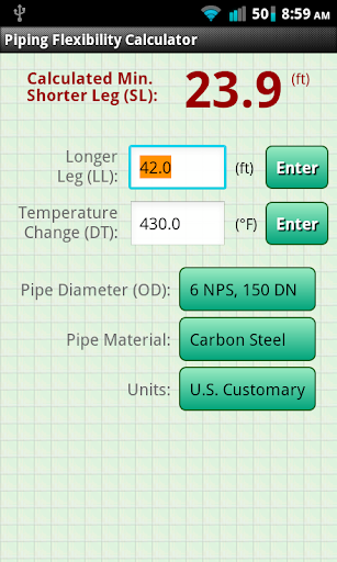 Piping Flexibility Calculator