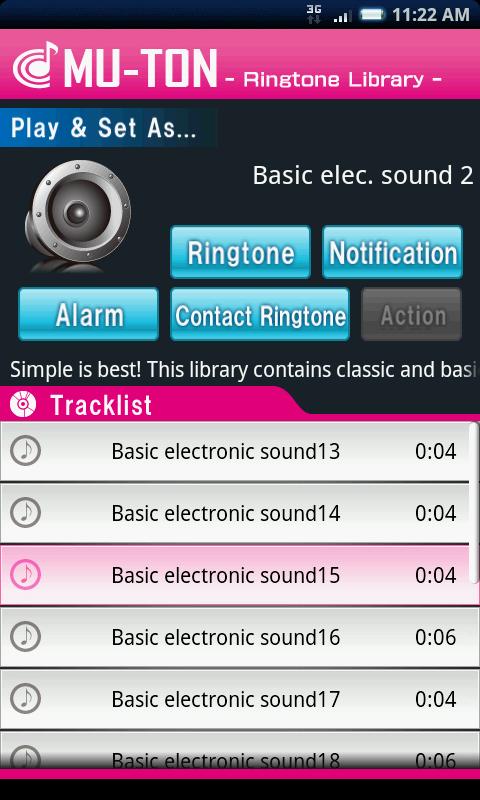 Basic elec. sound library2 Screen 1