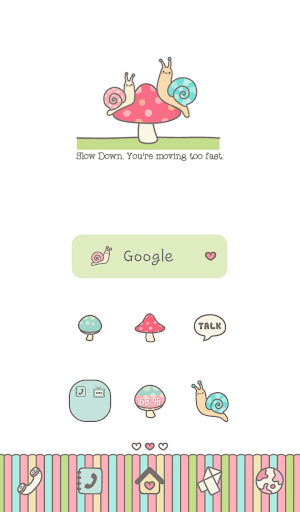 one pair snail dodol theme