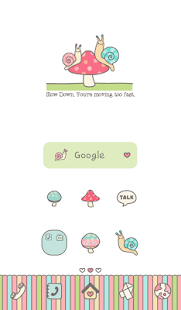Free Download one pair snail dodol theme APK for PC
