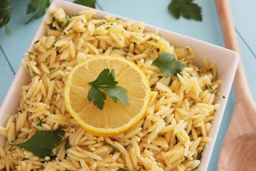Lemon Butter Orzo with Parsley